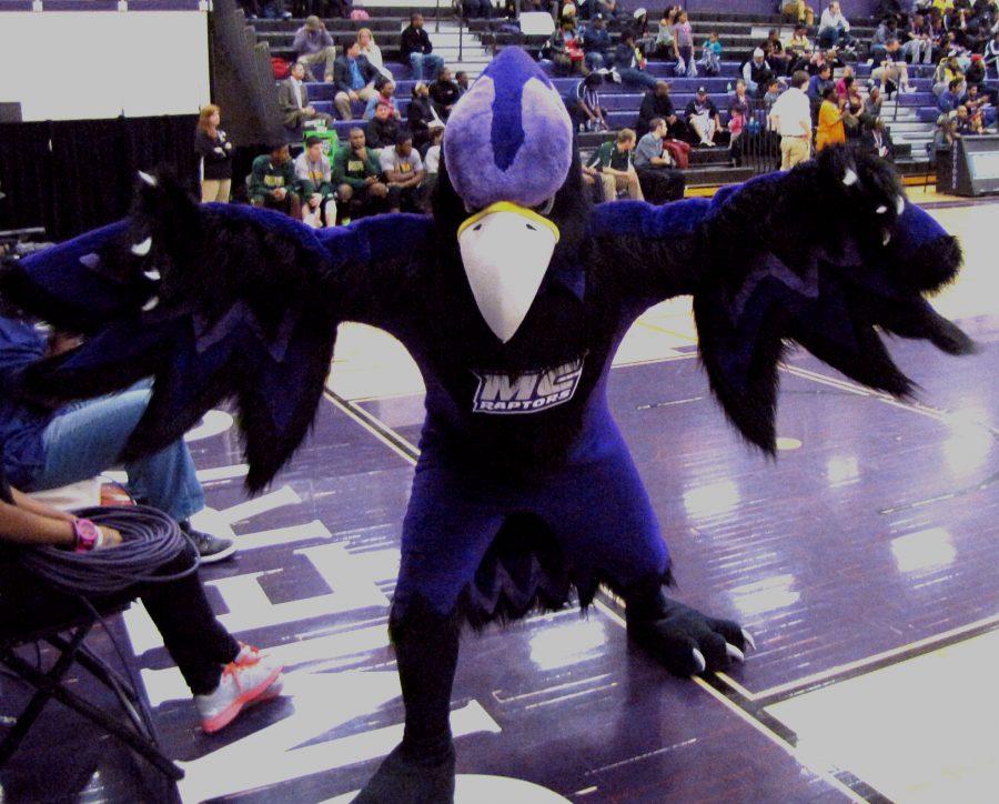 Montgomery+College+Raptors+Mascot