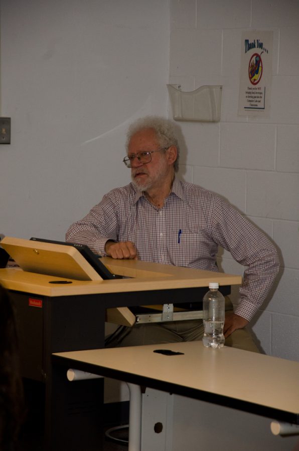 Dr. Smith lectured on the the civil rights in the U.S. as part of Black History Month (Photo Credit: Devaughn Phillips).