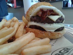 Burger and Fries (Photo Credit: James Chang)