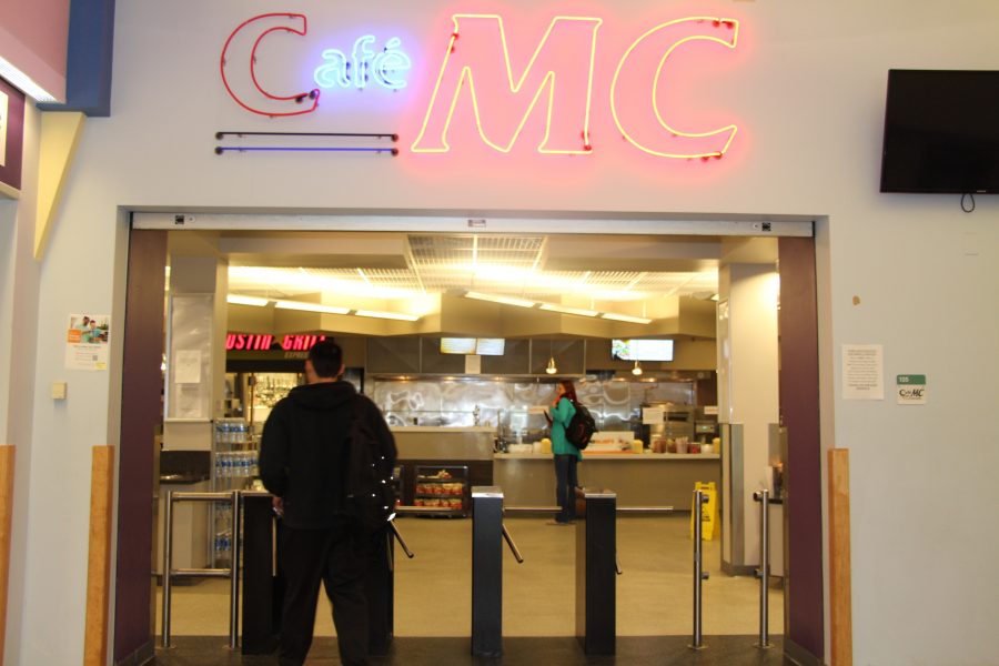 Entrance to MC Cafeteria photo: Sara Monterroso