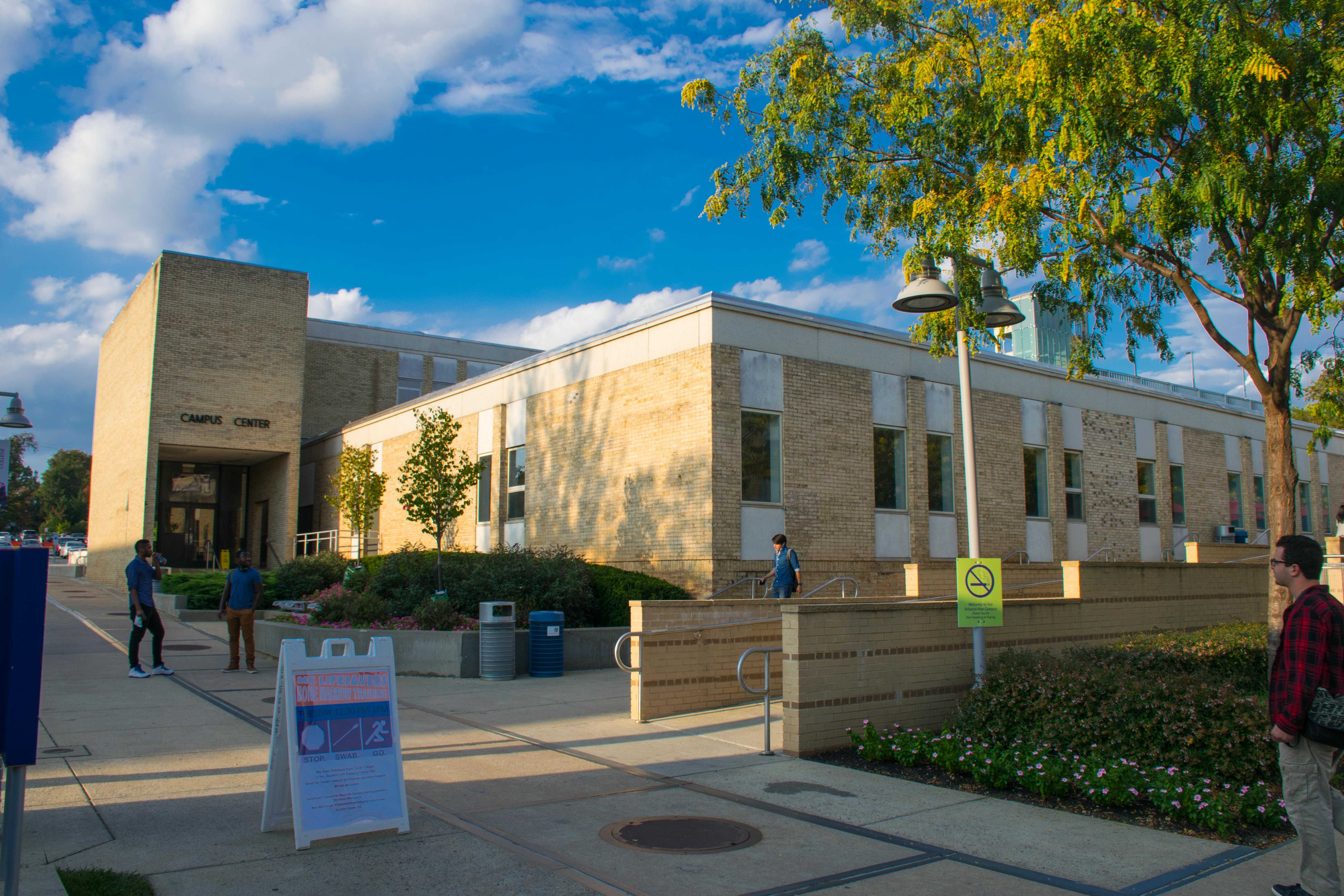 Rockville assessment center usually located in Campus center, has been moved through March 31 to the basement of Macklin Tower (photo: Yuhua Guo)