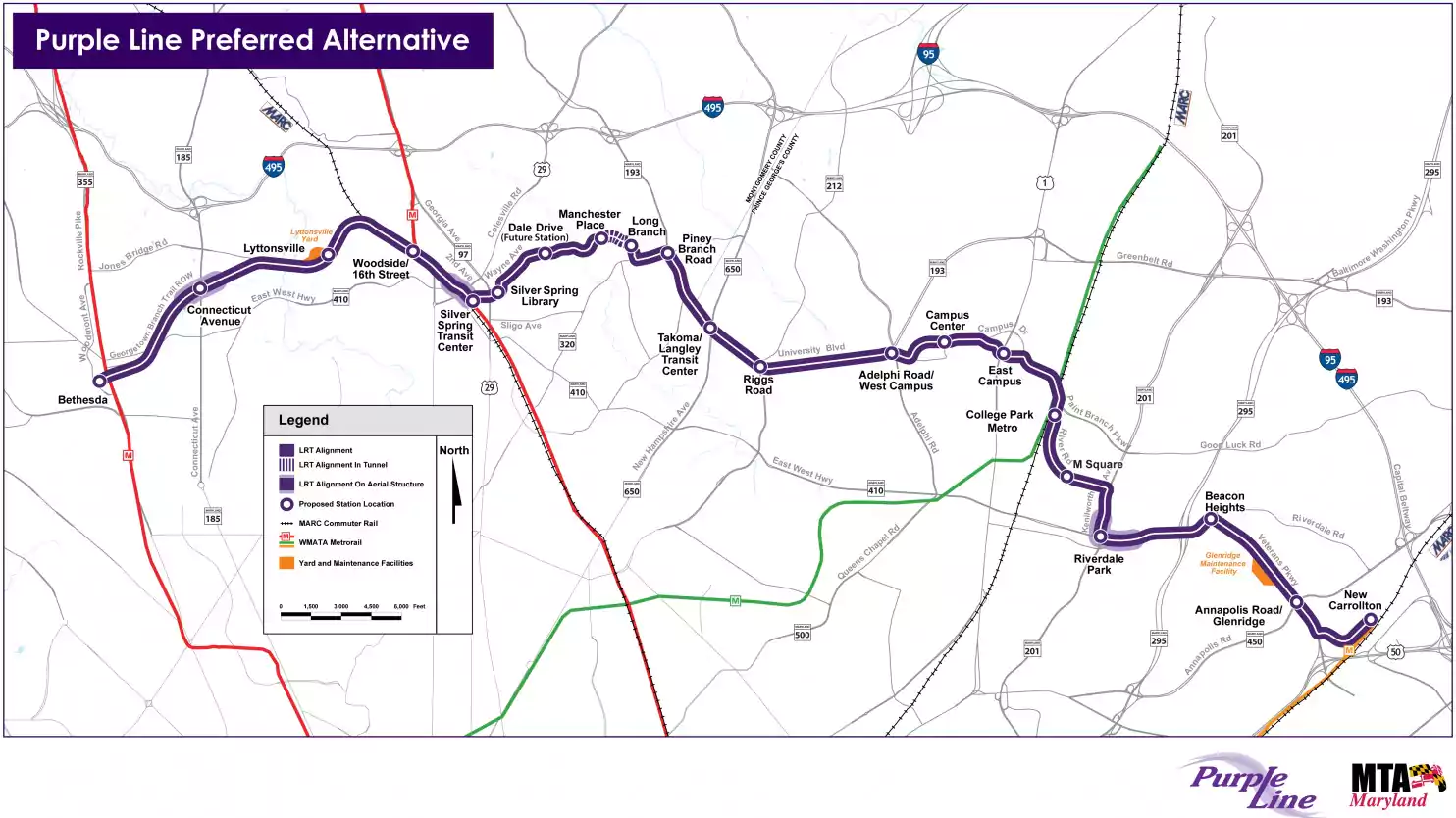 New Purple Line to Connect Montgomery to P.G. County