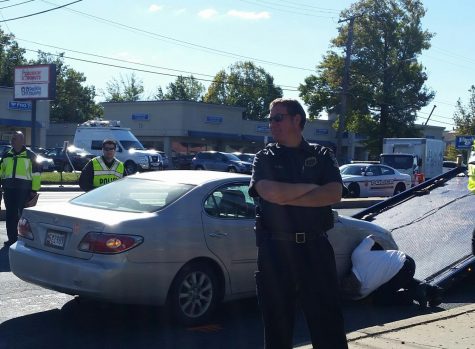 Pedestrian struck on Hungerford Drive, just south of MC campus
