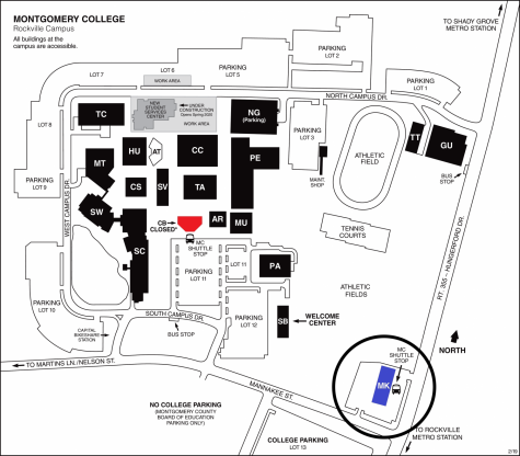 Montgomery College Rockville Map - Charin Aprilette