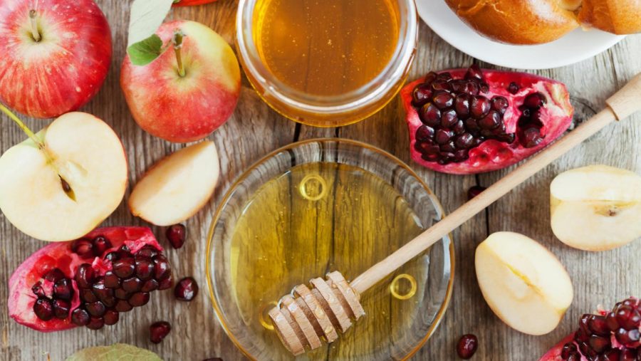 Montgomery College Student Nathan Weiss says, “Some customs on Rosh Hashanah include apples and honey...