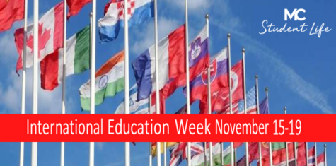 International Education Week Flyer From Student Life. Created by Val Melgosa. 
