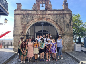 MC students and staff at Capilla del Cristo- Chapel of Christ in "Old San Juan." Photo Credits: Talia Santos