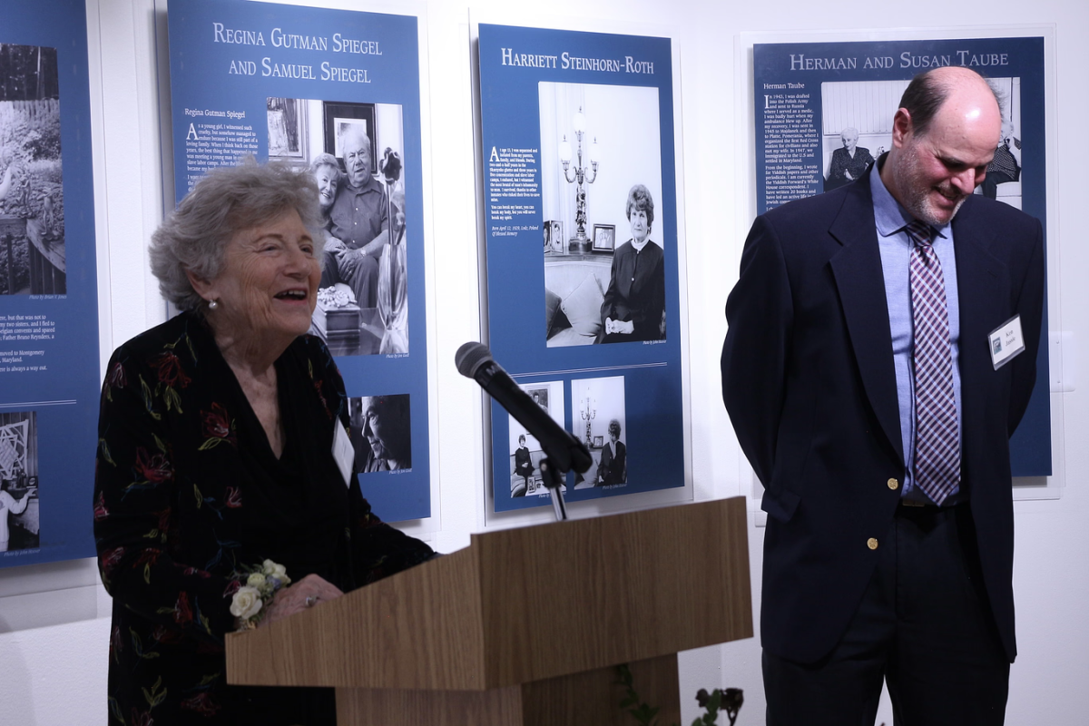 The ceremony featured Halina Peabody and Professor Jassie as two of the speakers. 
