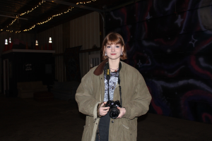 Psychology major Audrey created a zine to share her love of the local music scene.