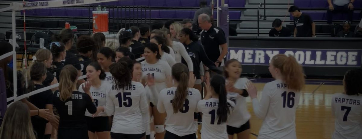 "The MC Raptors and Monroe Mustangs lining up to shake hands following the Mustangs' 3-1 victory."